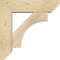 Ekena Millwork Westlake Slat Rough Sawn Bracket w/ Offset Brace, Douglas Fir, 6"W x 20"D x 20"H BKT0604X20X20WTL06RDF - alternate 3
